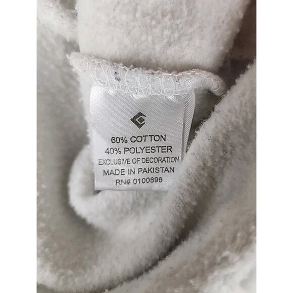 Black Jack Men's SizeXL Grey Long Sleeve Pullover Terry Hoodie 1999 BKJK Vintage - Picture 6 of 13